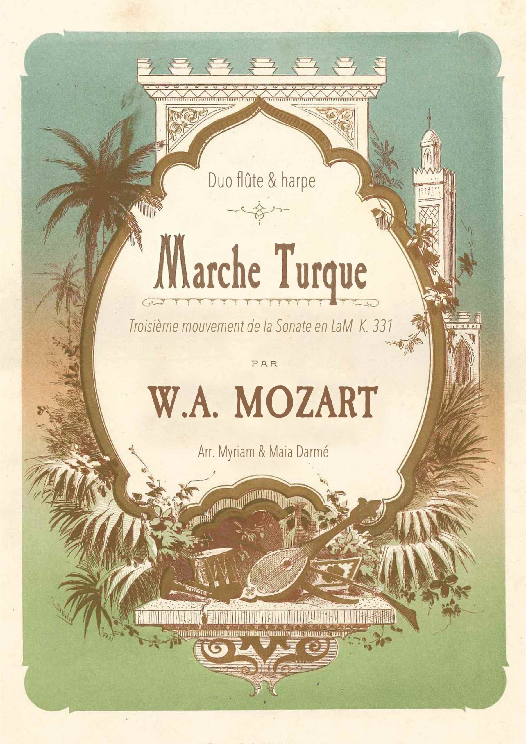 Couverture Marche Turque Mozart - Traversees